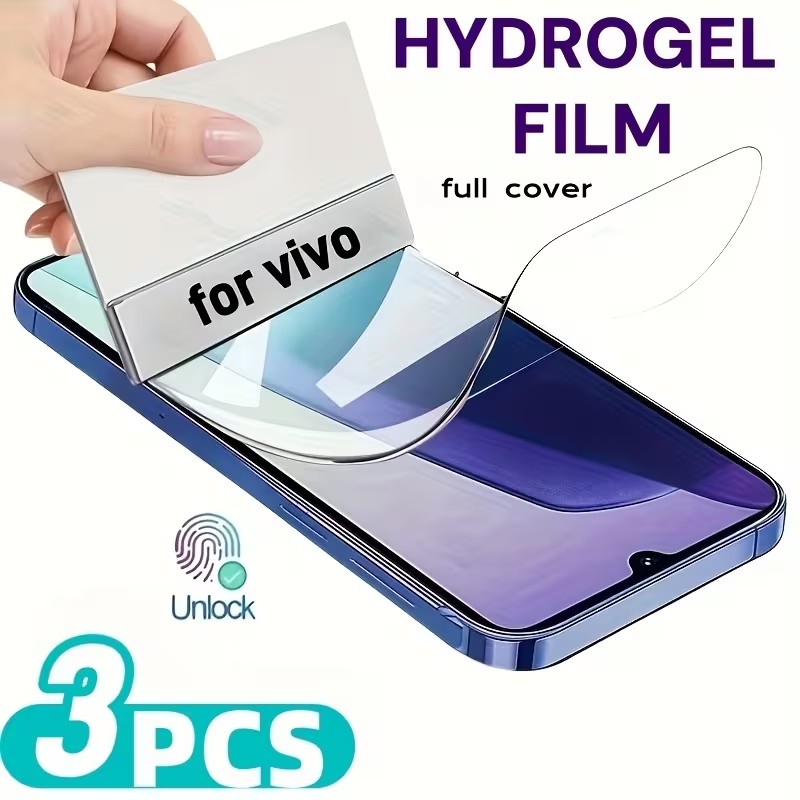 Vivo V40 - 3 قطع من أفلام الهيدروجيل لحماية