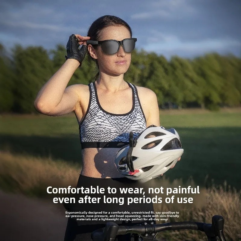 نظارات شمسية ذكية مزودة بتقنية - مراجعة Smart Glasses Lens وسعره