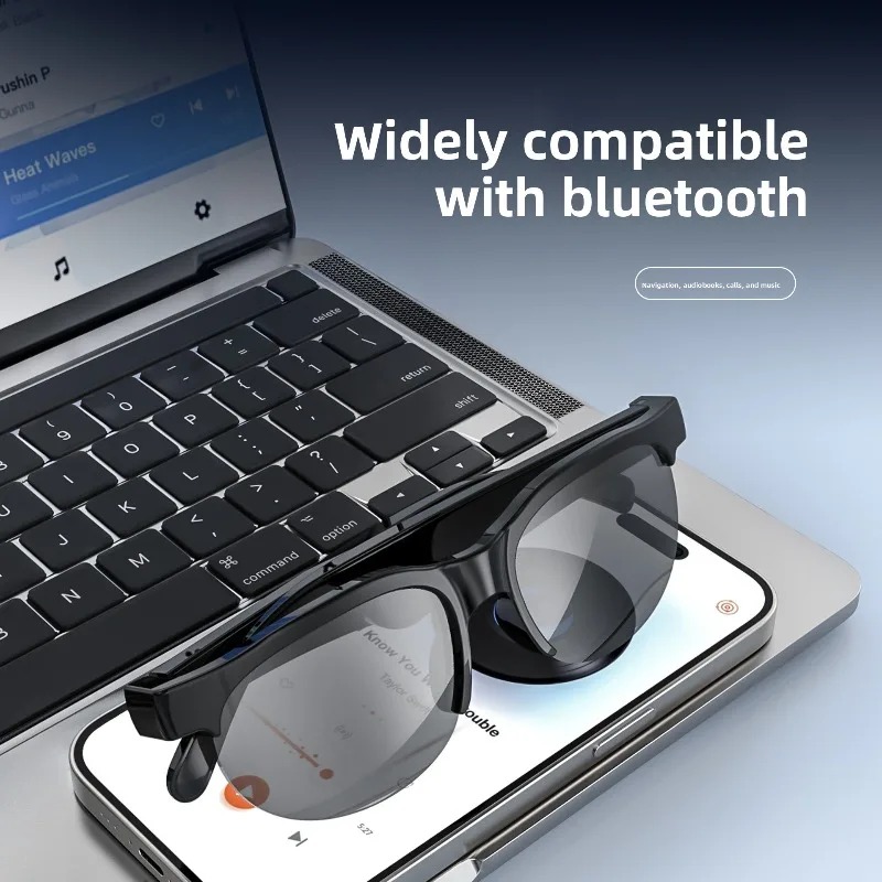 نظارات شمسية ذكية مزودة بتقنية - مراجعة Smart Glasses Lens وسعره