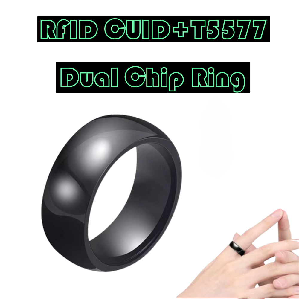 مفتاح ذكي مزدوج الشريحة استنسا - مراجعة Smart Ring Nfc Pay وسعره