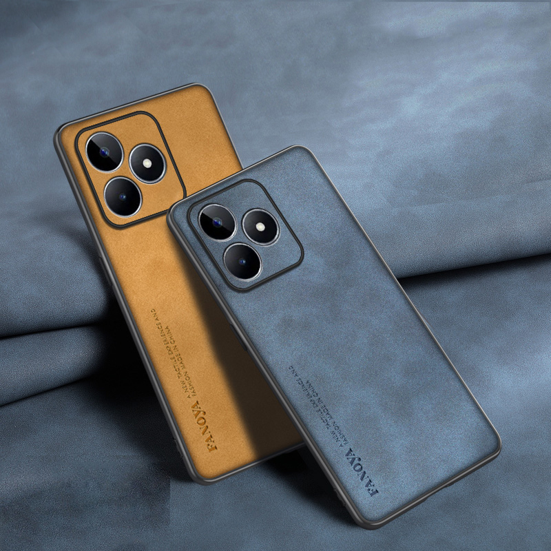حافظة جلدية غير لامعة للصدمات  - مراجعة Realme Note 50 وسعره