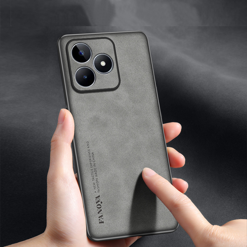 حافظة جلدية غير لامعة للصدمات  - مراجعة Realme Note 50 وسعره