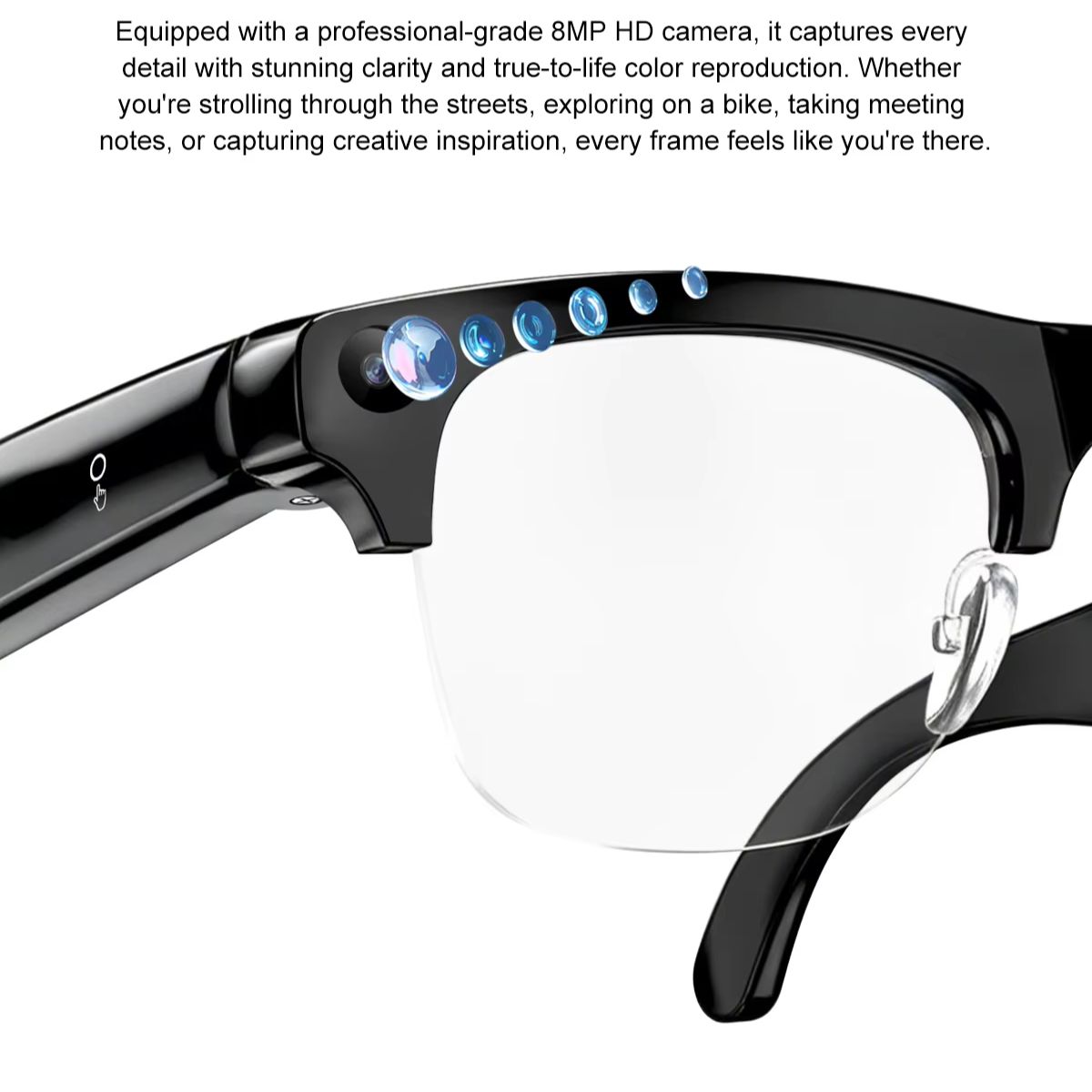 نظارات لينوفو الذكية المطورة ب - مراجعة Smart Glasses Lens وسعره