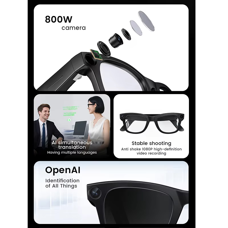 نظارات ذكية بالذكاء الاصطناعي  - مراجعة Smart Glasses Lens وسعره